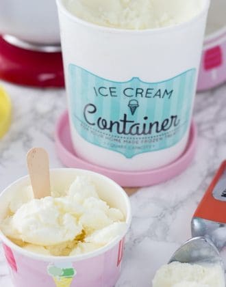 white chocolate rose frozen yogurt