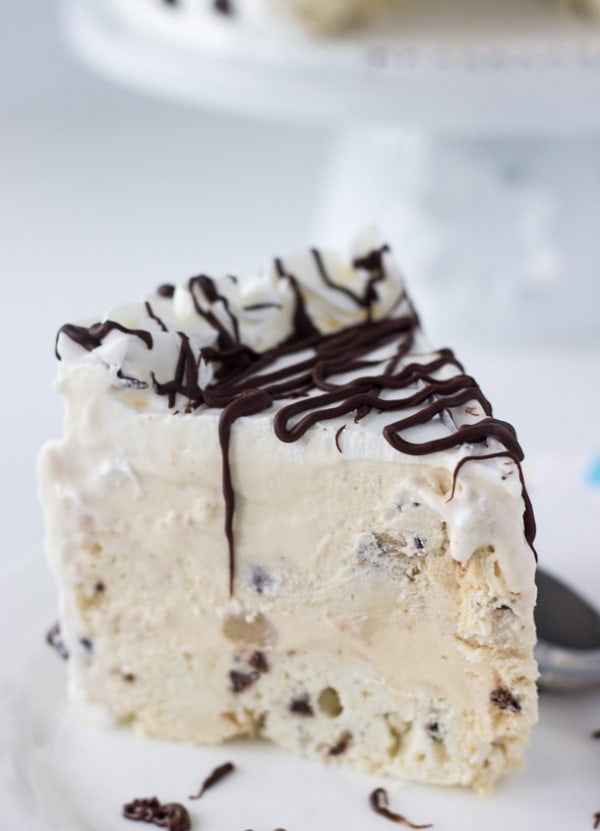 Chocolate Chip Cookie Dough Ice Cream Cake