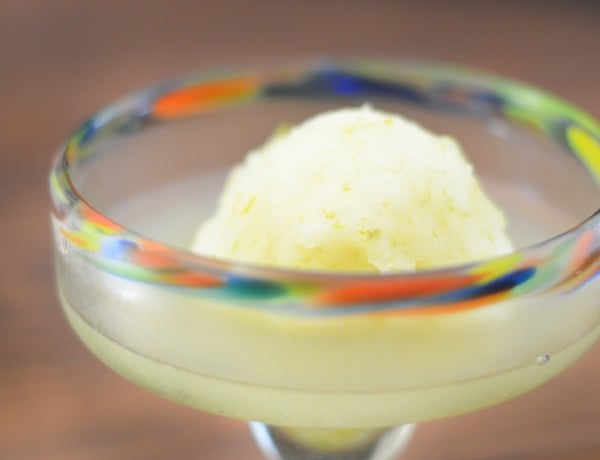 Margarita Sorbet Cocktail