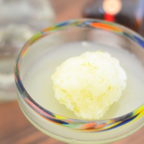 Margarita Sorbet Cocktail