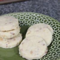 Toasted Coconut Shortbread Cookies