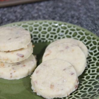Toasted Coconut Shortbread Cookies