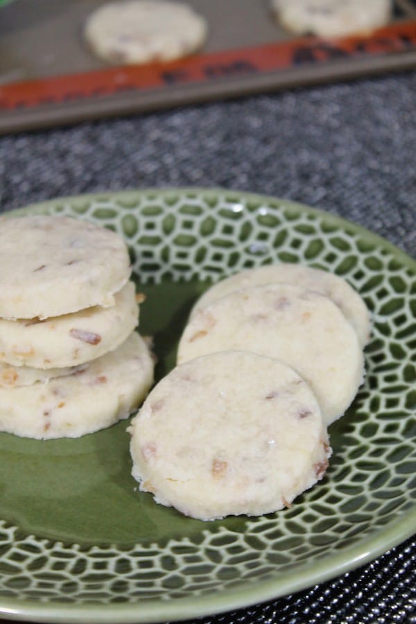 Toasted Coconut Shortbread Cookies