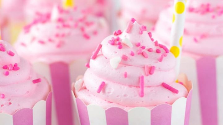 Vanilla Pink Cupcake