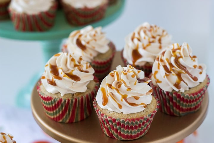 Salted Caramel Apple Cupcakes