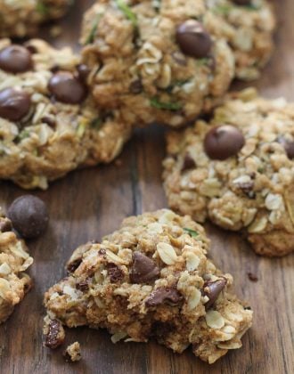 Zucchini Coconut Chocolate Chip Cookies