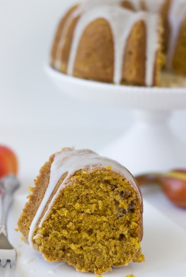 Pumpkin Pound Cake with Apple Cider Drizzle