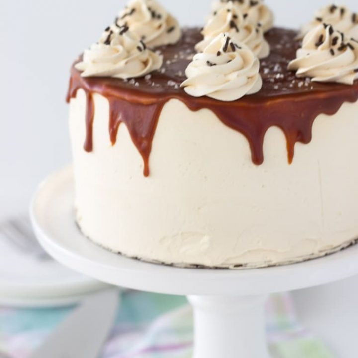 Chocolate Cake with Salted Caramel Frosting