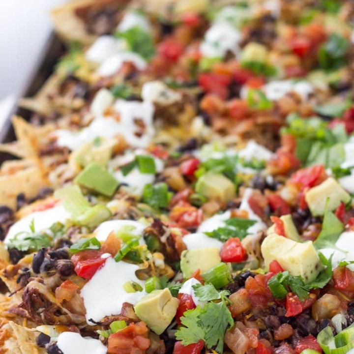 Shredded BBQ Chicken Nachos