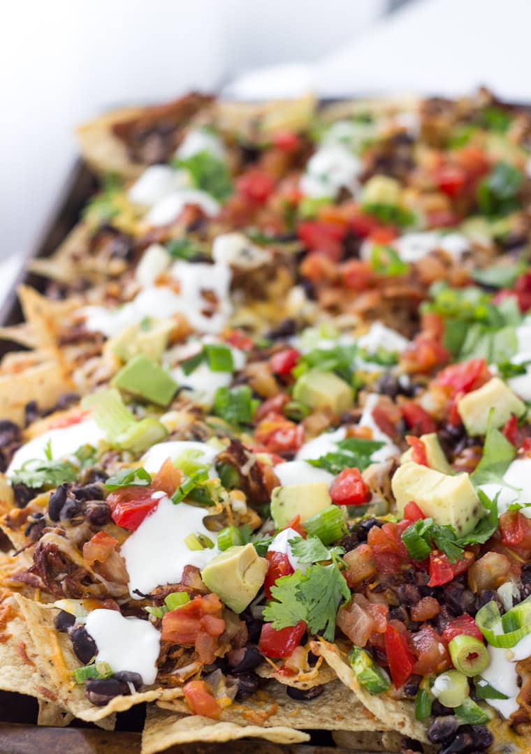 Shredded BBQ Chicken Nachos