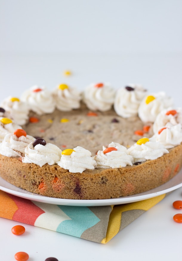 Snickerdoodle Peanut Butter Cookie Cake