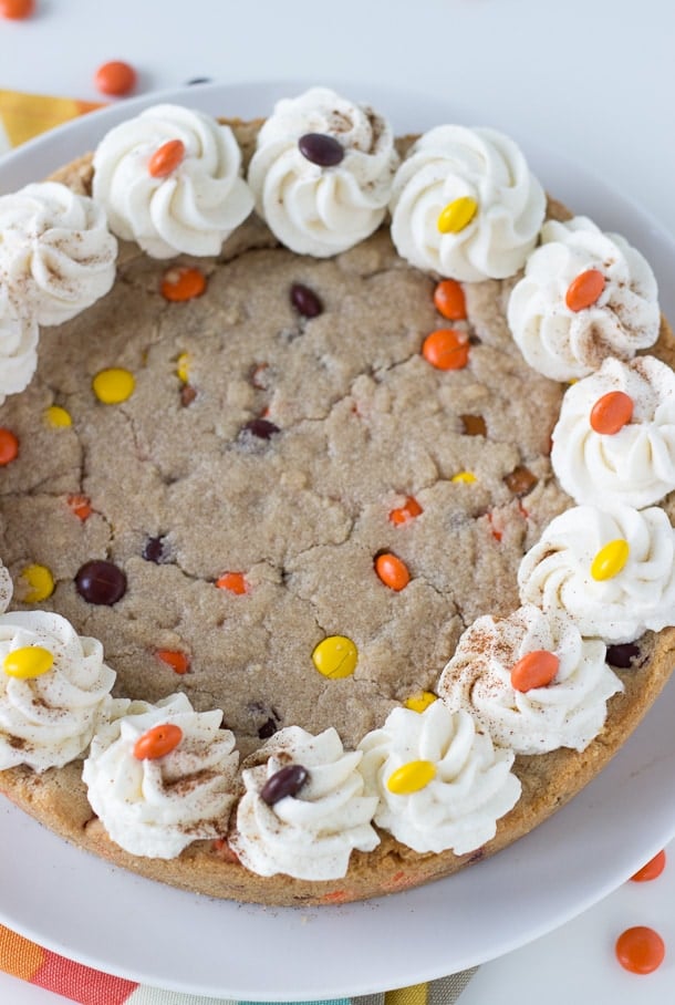 Snickerdoodle Peanut Butter Cookie Cake