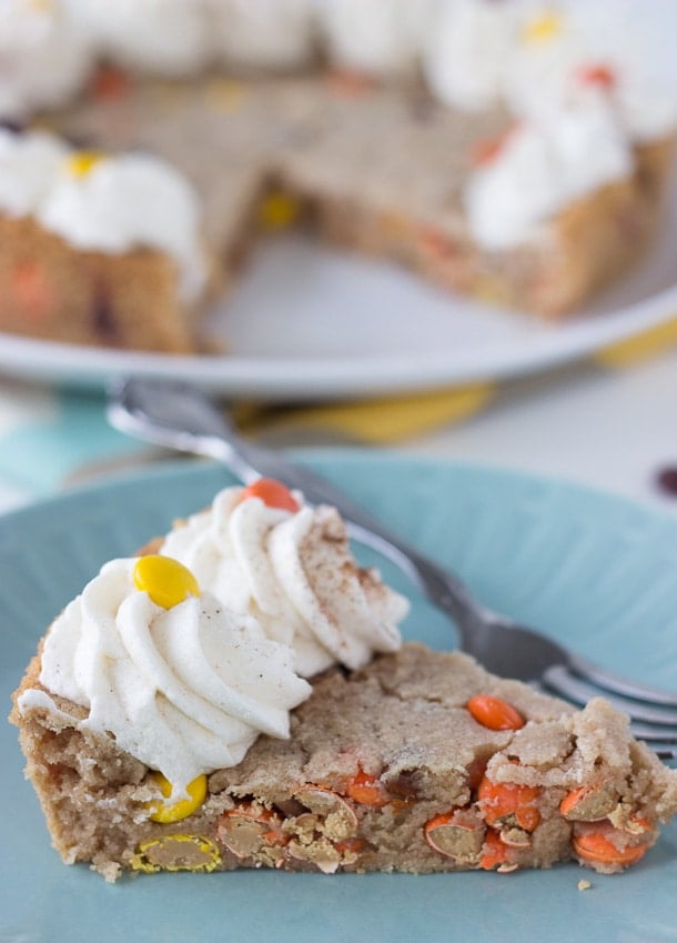 Snickerdoodle Peanut Butter Cookie Cake