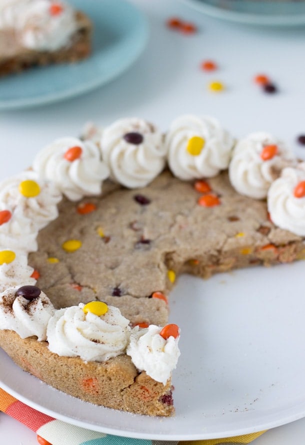 Snickerdoodle Peanut Butter Cookie Cake