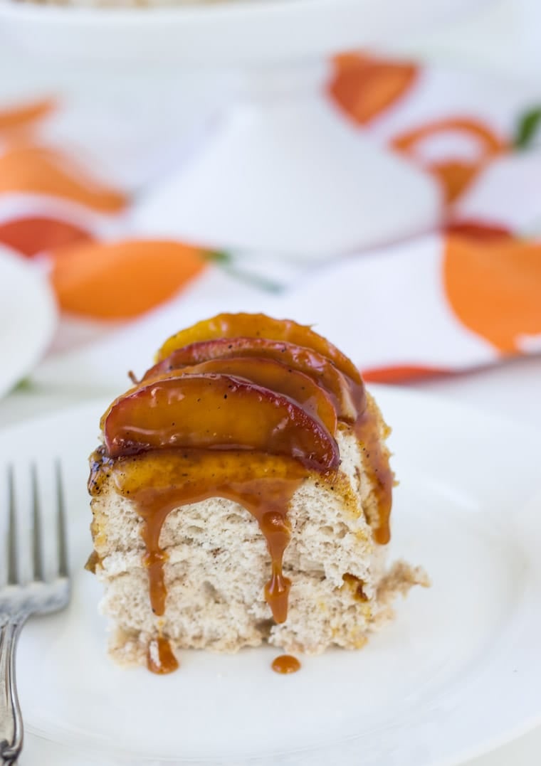 Cinnamon Angel Food Cake With Caramelized Apples A Classic Twist