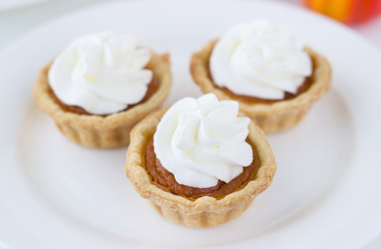 Mini Pumpkin Pie Tarts