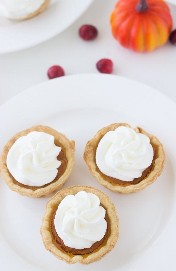 Mini Pumpkin Pie Tarts