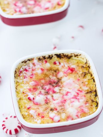 Peppermint White Chocolate Creme Brulee