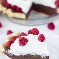 Raspberry Mocha Pie