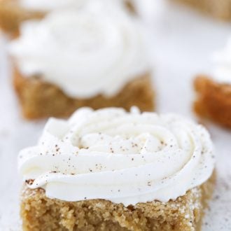 Browned Butter Eggnog Cookie Bars