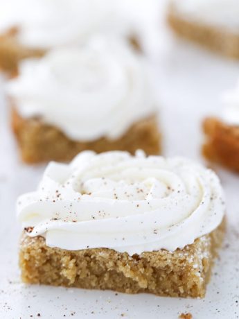 Browned Butter Eggnog Cookie Bars