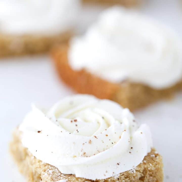 Browned Butter Eggnog Cookie Bars