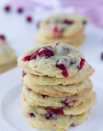 Cranberry Orange Vanilla Cookies
