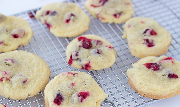 Cranberry Orange Vanilla Cookies