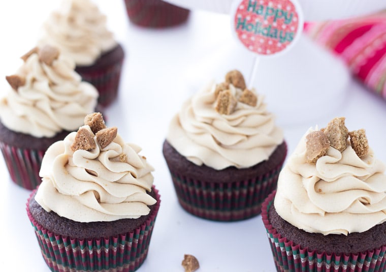 Gingerbread Latte Cupcakes