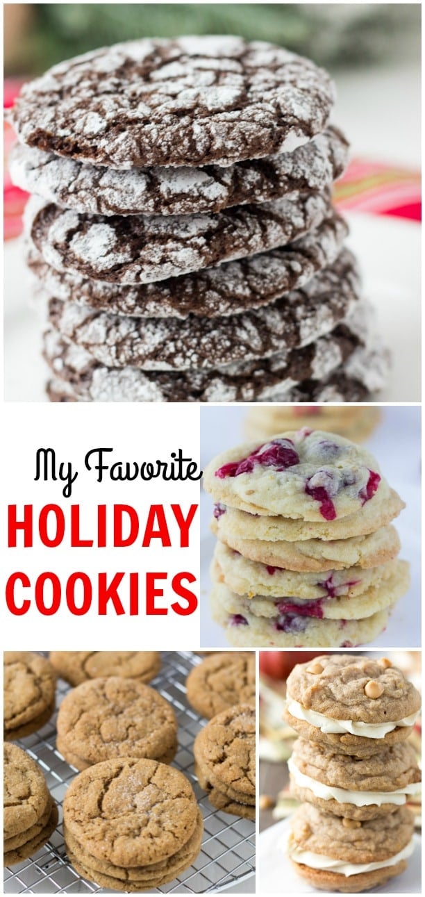 My favorite holiday cookies