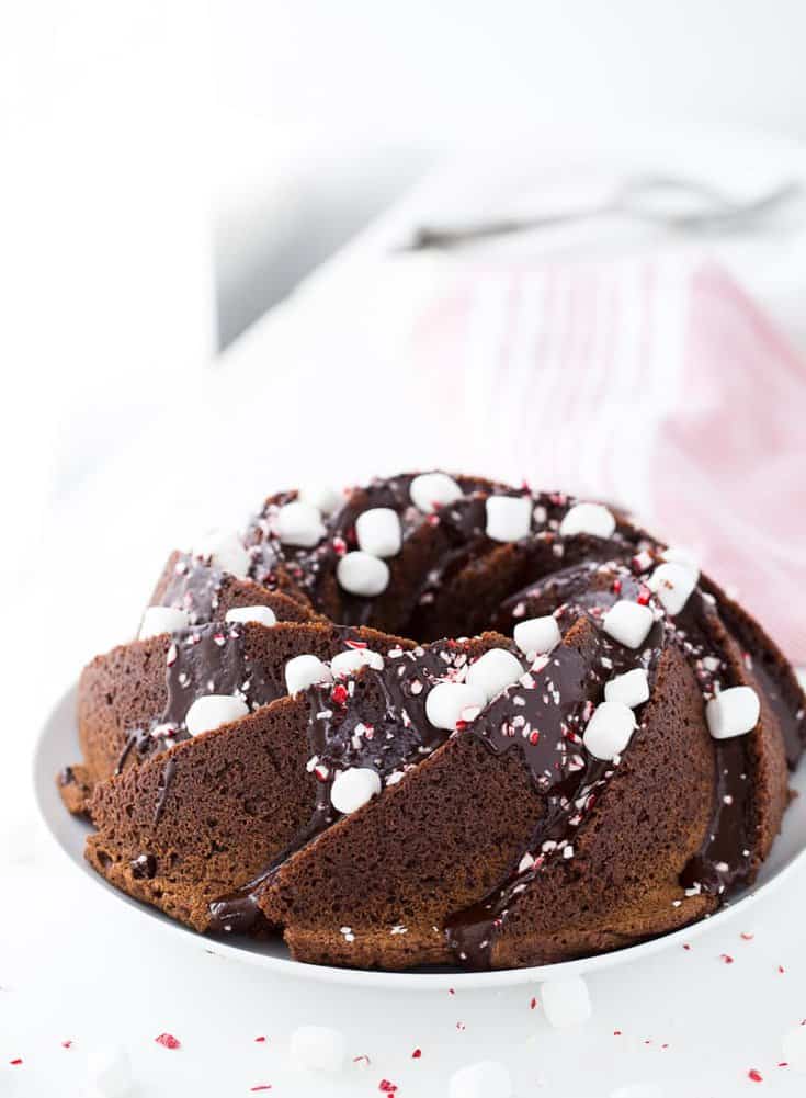 Mini Chocolate Bundt Cake - Cooking with Curls