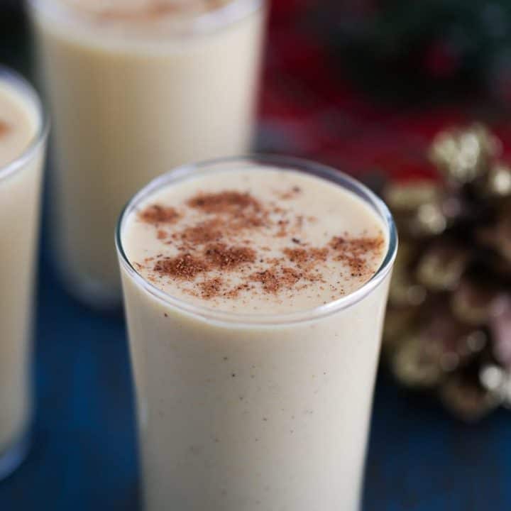 Pumpkin Eggnog with Bourbon