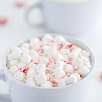 Peppermint White Hot Chocolate