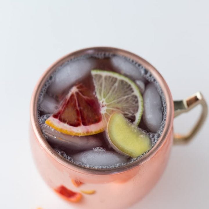 his Blood Orange Moscow Mule is easy, smooth and refreshing.