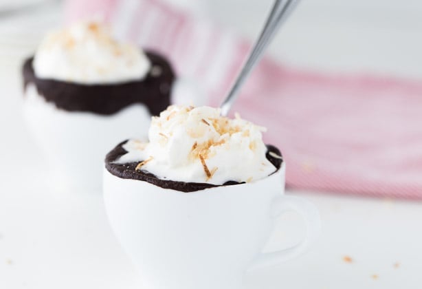 Chocolate Coconut Mug Cake KA-1