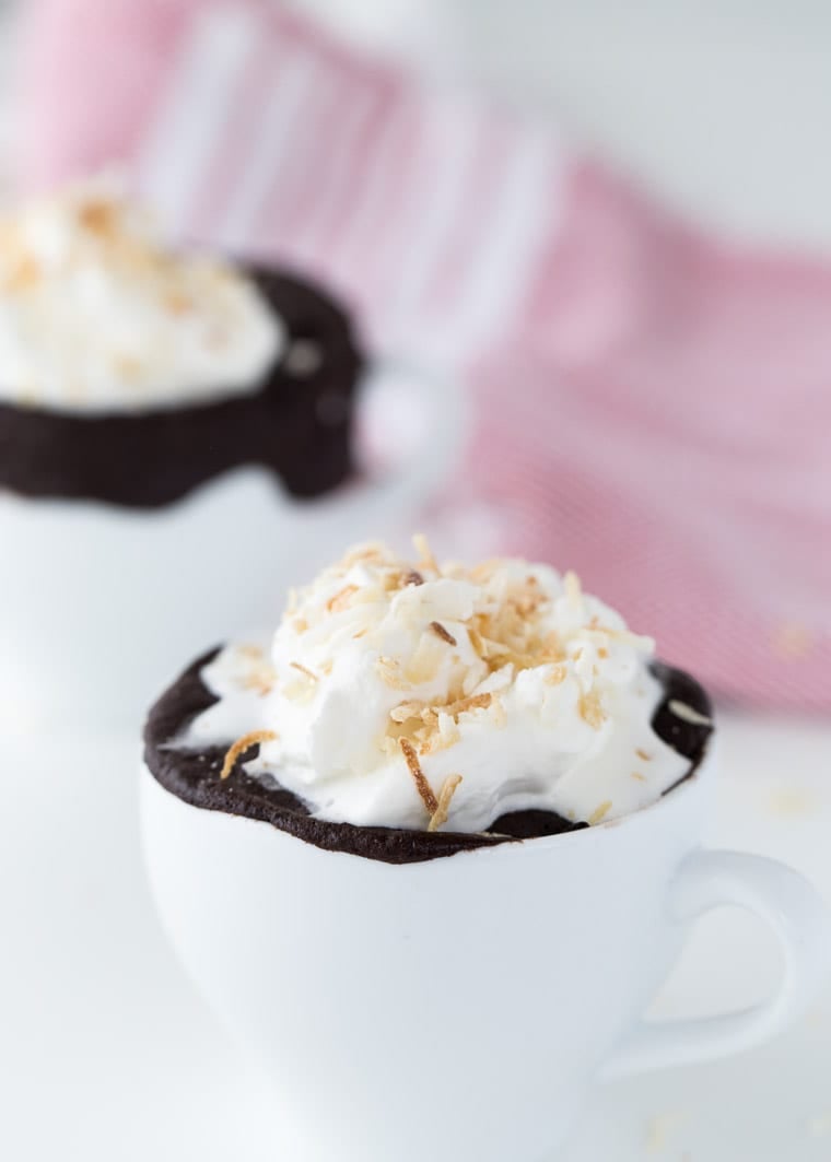 Nutella Chocolate Mug Cake For One - Sweetest Menu