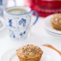 skinny zucchini carrot muffins