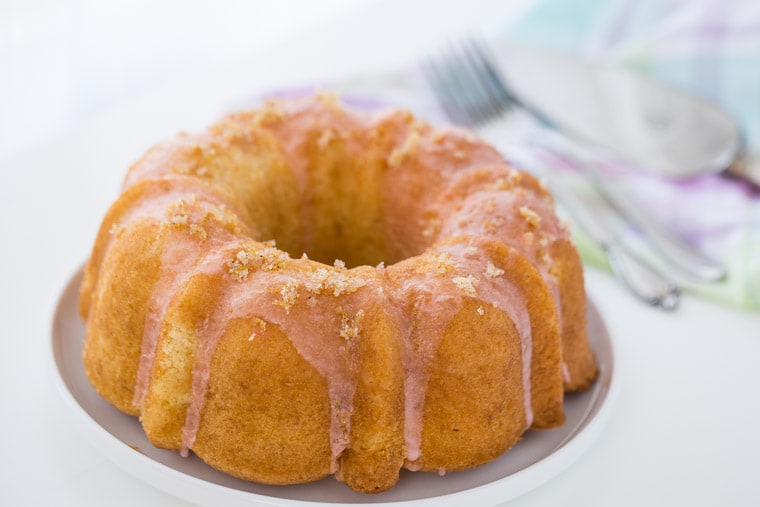 grapefruit vanilla bean pound cake