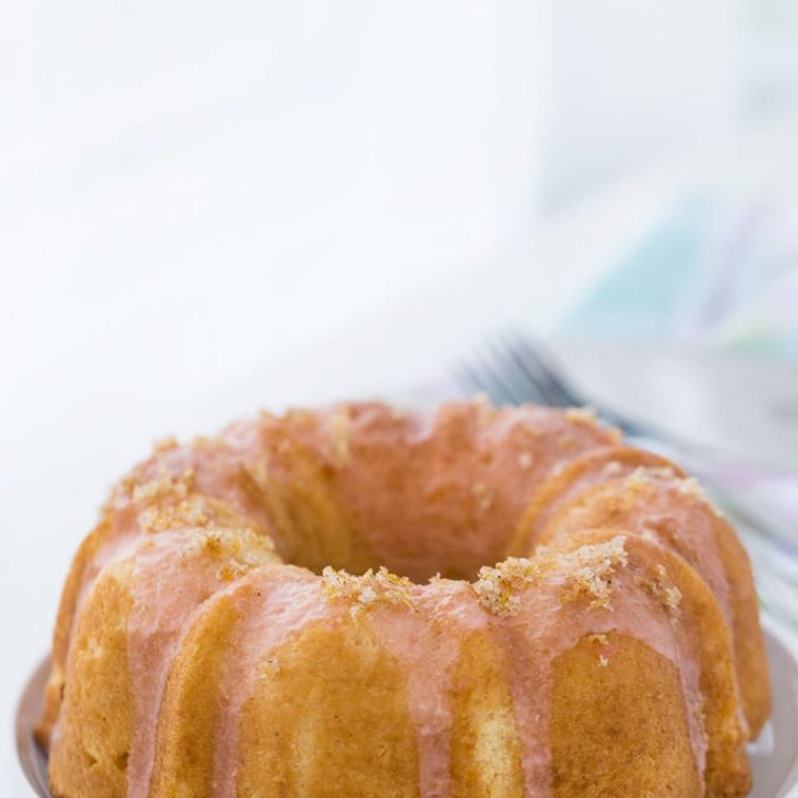 grapefruit vanilla bean pound cake