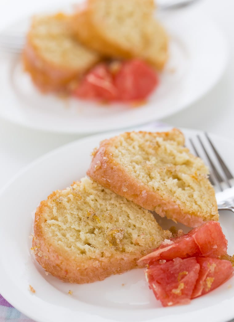 Grapefruit and Vanilla Pound Cake