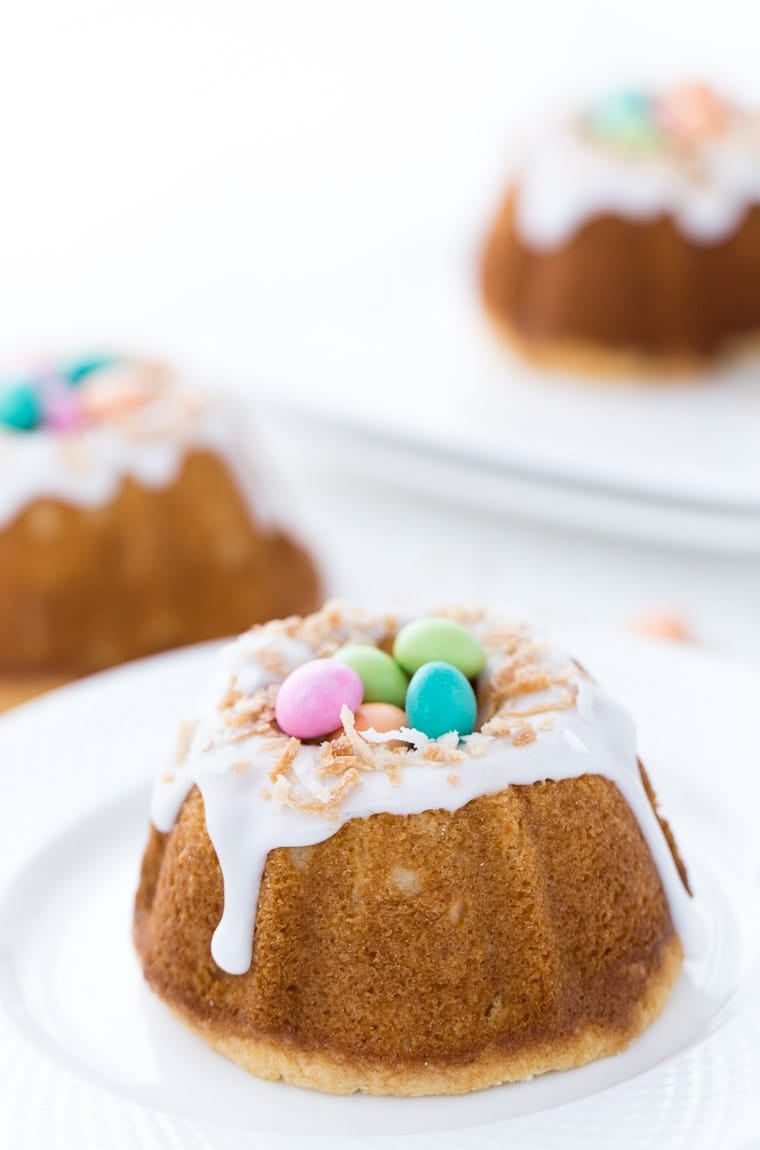 Meyer Lemon Mini Bundt Cakes