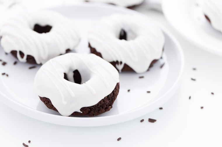 espresso donuts with baileys glaze