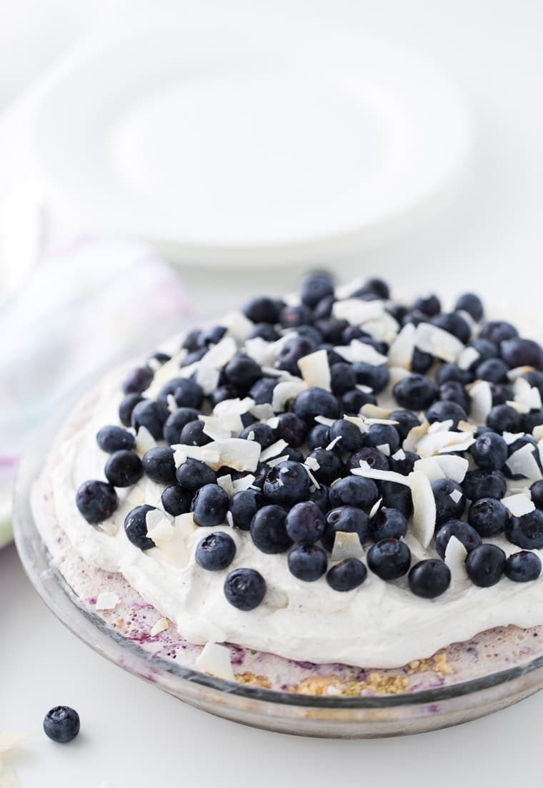 Blueberry Coconut Ice Cream Pie - A Classic Twist