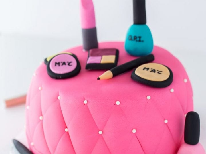 10 year old nail birthday cake ideas for a girl Makeup Cake A Classic Twist