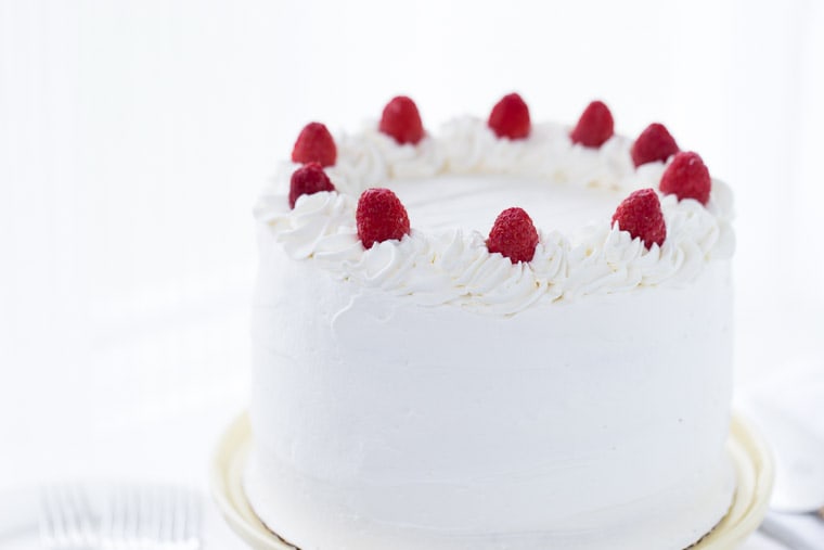 Raspberry Cake With Whipped Cream Filling Recipe