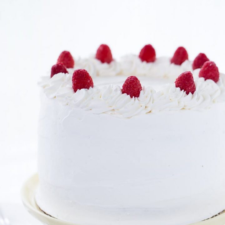 Coconut Raspberry Cake With Whipped Cream Frosting A Classic Twist