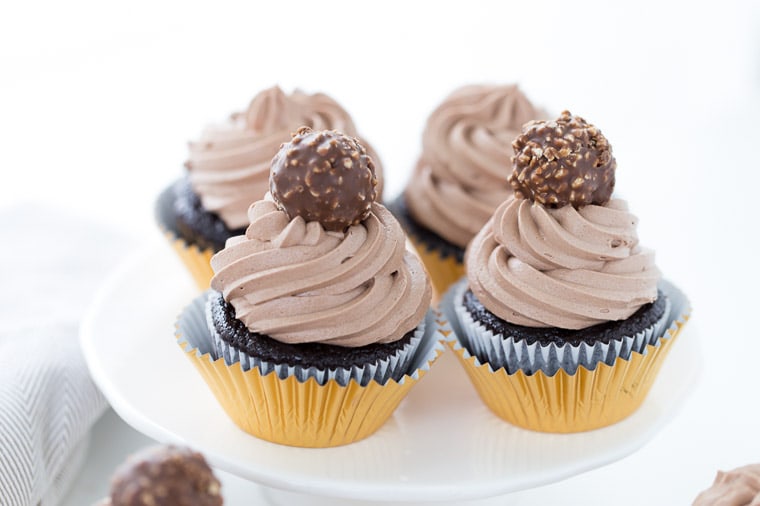 Ferrero Rocher Cupcakes