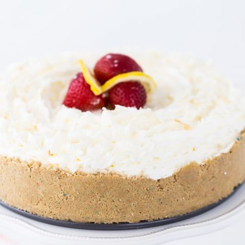 Lemon Macaroon Cheesecake