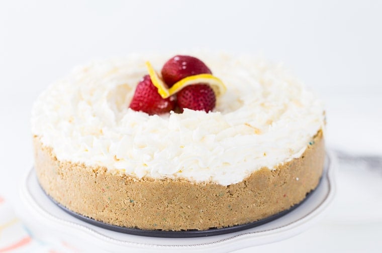 Lemon Macaroon Cheesecake