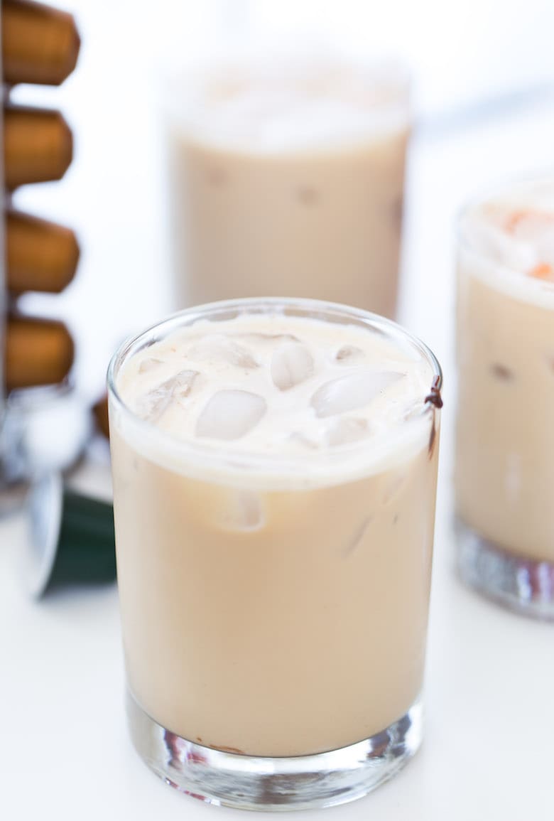 This refreshing cup of Mexican Iced Coffee combines a dash of chocolate with a hint of spice for a simple sweet treat.